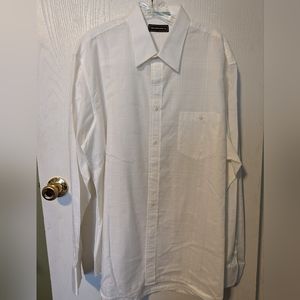 Island Soft long sleeve button down shirt L cotton